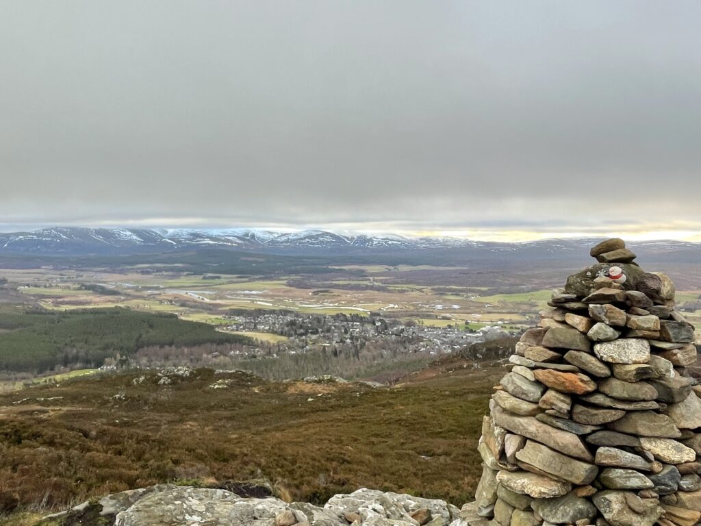 Kingussie from Creagh Bheag